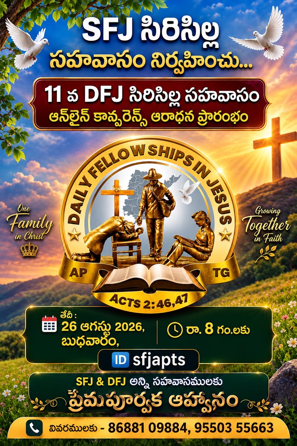 Read more about the article 26-08-2026 #సాయంకాలపు ఆరాధన